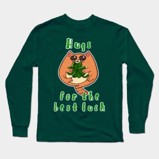 Hugs For The Best Luck Long Sleeve T-Shirt